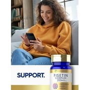Fisetin Complex | 90 Capsules | Non-GMO and Gluten Free | by Carlyle