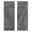 Dark Grey, variant on Costway Window Shutter 2 PCS Reclaimed Paulownia Wood Wall Decor with Antiqued Surface Light Brown