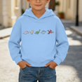 thumbnail image 2 of ITSAME Boys Hoodie Pullover Long Sleeve Cartoon Print Casual Hooded Sweatshirt with Kangaroo Pocket Size 7, 2 of 9