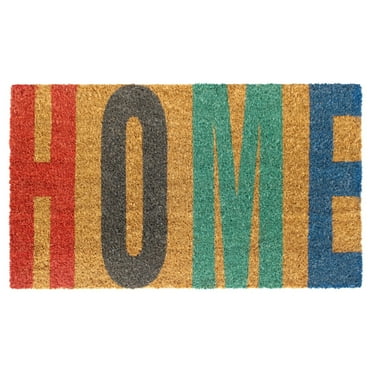 Rugsmith Multi Machine Tufted Coloured Home Doormat, 18" x 30"