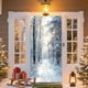 thumbnail image 5 of Christmas Door Cover Santa Claus Print Holiday Party Decoration Polyester Fabric Door Hanging for Home Indoor Outdoor Festive Decor, 5 of 6
