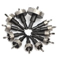 thumbnail image 1 of POJO DE 12 PIZAS HSS Broad de Perforación Sierra Sierra Conjunto de Dientes de Acero Cortter de metal inoxidable 15-50 mm, 1 of 7