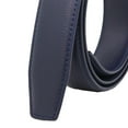 thumbnail image 6 of Vintage Style Mens Belt, DIY Without Buckle Solid Color Waistband 33mm Width 120cm Waist Belt Dress Casual Adults Replacement Blue, 6 of 8