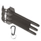 thumbnail image 3 of Estuche de dardos ABS negro de almacenamiento compacto para jugadores en movimiento con 3 fundas y hebilla de aluminio para colgar, 3 of 8