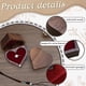 thumbnail image 3 of Caja de Anillo en Forma de Corazón Caja de Joyería de Anillo de Madera Soporte de Anillo de Boda Romántico Caja de Anillo de Compromiso Propuesta Aniversario,D, 3 of 5