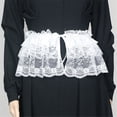 thumbnail image 3 of Huhudde Fashionable Lace Waist Skirt with Tie up Wrap Skirts Belt Women's Dress Accessory Loose See Through Beach Covers up, 3 of 11