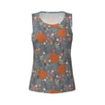 thumbnail image 4 of Easygdp Floral Squirrel Women's Workout Tank Top, Running Top, Hiking Shirt, Quick-Dry for Running, Yoga, Hiking - XX-Large, 4 of 9