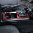 thumbnail image 5 of TINKI  Fit For Tacoma 2015 2016 2017 2018 2019 2020 2021 2022 2023 Soft Carbon Fiber Car Interior Accessory,Center Control Gear Shift Frame Sticker,Center Storage Box Frame Sticker, 5 of 14