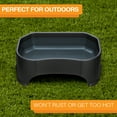 thumbnail image 5 of Neater Pets Giant Bowl for Large Dogs - Great for Multi-Pet Households - Extra Large Plastic Trough Style Food or Water Bowl for Use Indoors or Outdoors, Midnight Black, 2.25 Gallon (288 Oz.), 5 of 10