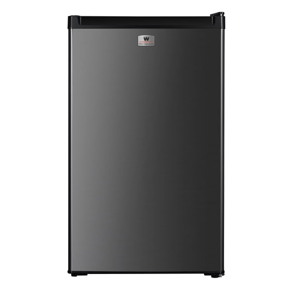 White Westinghouse  Refrigerador Frigobar 4.4 pies 124L  Modelo WWCR44124LHS  Control mecánico de temperatura  Puerta reversible y Luz interior  Condensador interno  Pata ajustable