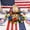 Multi-color#1, variant on MTBLYS Independence Day Wreath 15.75 Inch Plastic Artificial Floral Decor Front Door Hanging Window Porch Home Holiday Use