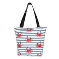 thumbnail image 1 of Disketp Cute Red Crabs With Nautical Bolsa de Hombro Casual para Mujer, Bolso Cruzado para Compras, Viajes y Uso Diario, 1 of 6