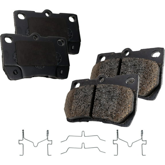 Brake Pad Set Compatible with 2006-2013 Lexus IS350 IS250 6Cyl 4.5L 2.5L Rear