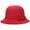 Red, variant on Women Faux Wool Church Cloche Hat Lady Vintage Bowler Hat Bucket Hat with Bowknot