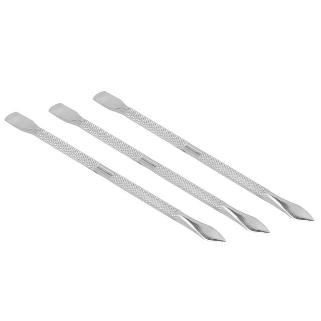 Cuticle Nail Remover, Easy Operation Double Ended Nail Cuticle Pusher Wide Application Remove Dead Skin 3Pcs for Home
