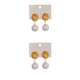 thumbnail image 2 of Qarigey 1 par de pendientes estéticos bonitos de gota de perla para boda, novia, fiesta de cumpleaños, joyería personalizada, regalos Type2 NO2, 2 of 6