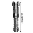 thumbnail image 2 of Hearth & Gear Compact Flashlight Powerful LED Torch With Multiple Modes Ideal For Hiking Gear And Everyday Convenience! Solar Post Lamp Head Emergency Flashlights Winter Prepaness Home Small, 2 of 6