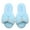 Blue, variant on Millffy Little big kids Comfy Fluffy cute Beauty girls diamond bow open toe princess summer indoor Slippers (1-2 Big Kid, Cream Pink)