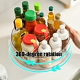 thumbnail image 5 of YIKA Clear Plastic Lazy Susan Organizer Round Rotating Turntable for Kitchen Cabinet Pantry Refrigerator Countertop Table Top Spice Condiments Baking Cosmetics Bathroom, 5 of 7