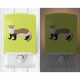 thumbnail image 2 of Carolines Treasures Ferret Green Ceramic Night Light 6x4x3 multicolor, 2 of 2