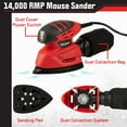 thumbnail image 4 of Stalwart 14000RPM Electric Sander Tool with Dust Vacuum and 12pc Sandpaper, 4 of 8