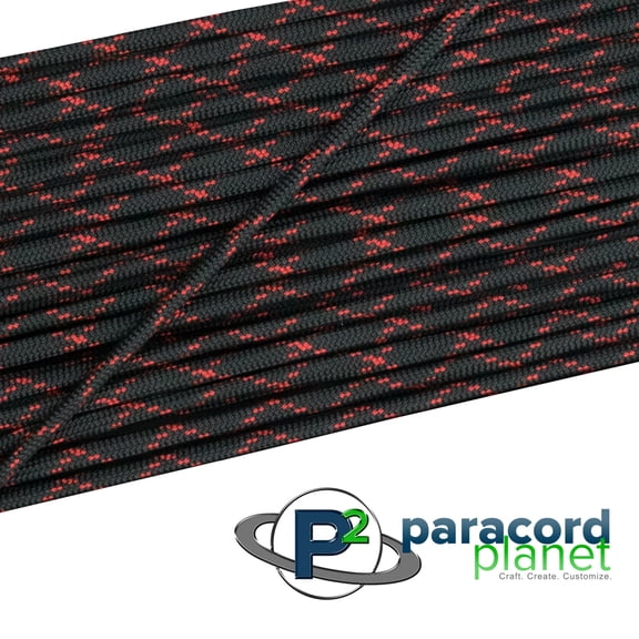 Paracord Planet Type III 7 Strand 550lb Nylon Paracord - 10, 25, 50, 100 Foot Hanks and 250, 1000 Foot Spools - Large Variety of Colors and Patterns