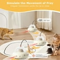 thumbnail image 4 of Cat Toys for Indoor Cats, Interactive Cat Toys With Laser and Feather Cat Wand, Automatic Cat Laser Toy, Rechargeable Automatic Moving Kitten Toys for Indoor Adult Cats/Kittens, 4 of 8
