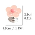 thumbnail image 2 of Floral Toilet Flusher Button Press Hygienic Universal Fit For Bathroom Decor, 2 of 7