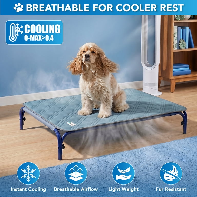 PetAmi Waterproof Cooling Mat, 40x60 Inch Blue photo 4