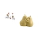 thumbnail image 5 of Esculturas De Familia De Elefantes Y Soporte Para Libros De Pera Abrazada, Estatuas De Animales De Cerámica, Artesanías Para Escritorio, Sala De Estar, Dormitorio, Estantería, Adorno De Regalo, 5 of 8