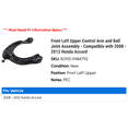thumbnail image 2 of Front Left Upper Control Arm and Ball Joint Assembly - Compatible with 2008 - 2012 Honda Accord 2009 2010 2011, 2 of 2