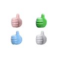 thumbnail image 1 of Silicone Thumb Wall Hook Creative Adhesive Thumb Cable Clip Key Hook Wall Hangers for Data Cable Earphone Belt hat Key Storage, 1 of 4