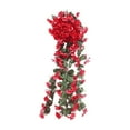 thumbnail image 1 of HuiXinOu - Flores colgantes artificiales de violeta, cesta de glicina para pared, guirnalda de flores, orquídea de seda falsa, 1 of 5