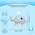 thumbnail image 3 of Baby Vibrating Sleep Soother Dinosaur 3 Adjustable Vibration Modes Portable Sleep Soothing Doll Toy, 3 of 10