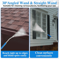 thumbnail image 2 of Pressure Washer Extension Wand 17 Inch,30 Degree Curved Pressure Washer Wand for Gutter, 1/4Inch Quick Connect, 2 Pack, 2 of 7