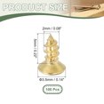 thumbnail image 2 of Tornillos de Madera de Latón Uxcell, Tornillos Autoperforantes, Cabeza Cruzada Plana, Adecuados para Bisagras de Puertas, Electrónica, Muebles M2 x 5 mm 100, 2 of 6