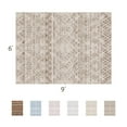 thumbnail image 4 of SIXHOME 6'x9' Area Rugs for Living Room Washable Rugs Boho Large Area Rug Modern Geometric Neutral Living Room Rug Carpet Soft Rugs for Bedroom Dining Room Office Home Decor Dark Brown, 4 of 8