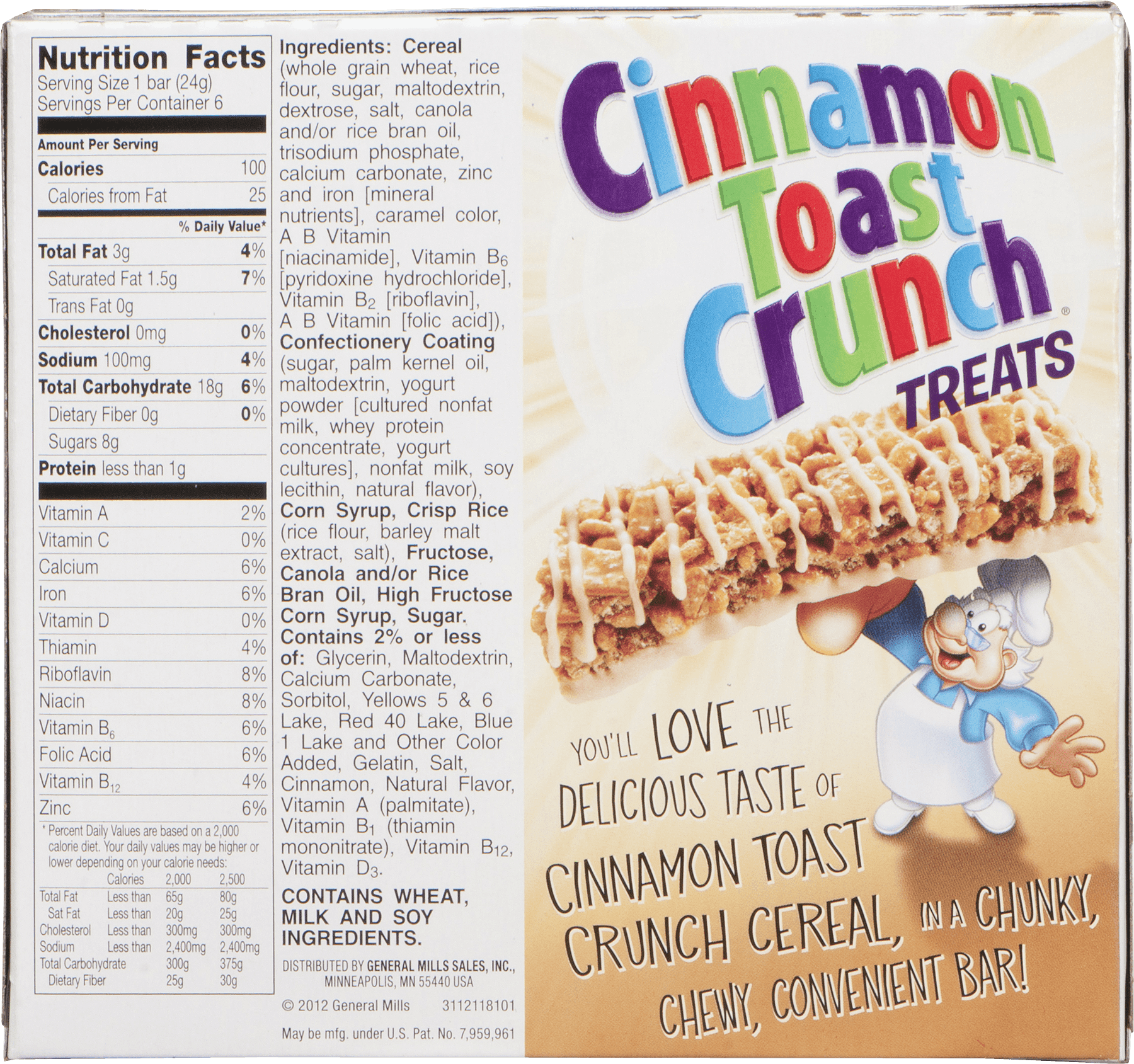 Cinnamon Toast Crunch Nutrition Label Label Ideas