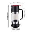 thumbnail image 7 of Honey Dispenser No Drip with Base 2026 Upgrade, for Honey and Syrup, Honey Container 350ml Glass Honey Jar pot with Handle, Syrup Dispenser for Coffee or Tea, Mess Free Honey Dispenser, 7 of 7