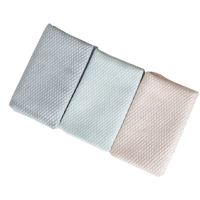 Cateissary Juego de 3 uds de toallas de cocina TureClos, trapos de secado rápido, paño de para el suelo del coche, plumero de cristal para Suministros de limpieza para el hogar
