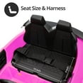 thumbnail image 4 of Outfunny Electric Car for Kids, Licensed Audi 6V Ride on Toy Car for Toddlers with Remote, Bluetooth - Pink, 4 of 9