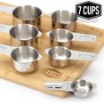 thumbnail image 2 of 7 -piece high -quality high stainless steel metal stack cup, 2 of 5