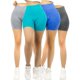 thumbnail image 1 of Set 4 Shorts Deportivos Unitalla Mujer Tiro Alto Push Up para Mujer, 1 of 5