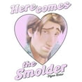 thumbnail image 3 of Men's Tangled Flynn Rider Here Comes the Smolder  Graphic Tee White 2X Large, 3 of 5