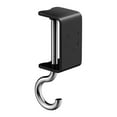thumbnail image 3 of Soporte para medias navideñas, colgador de medias de repisa, multiusos, de metal, práctico gancho para guirnalda, ajustable para decoración navideña Negro, 3 of 8