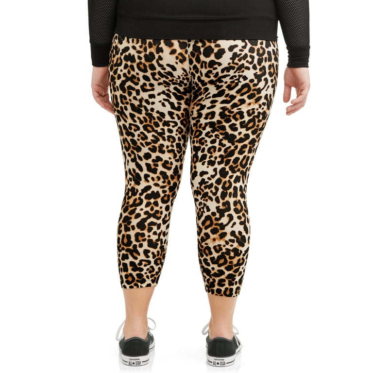 Cheetah print leggings clearance walmart