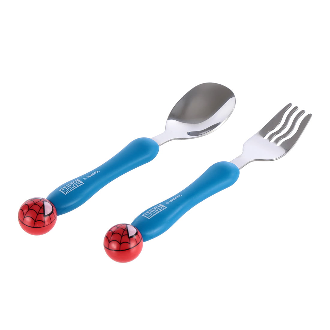 Training Chopsticks Case Set BPA Free Marvel Iron Man Stainless Steel Spoon 