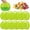 Green, variant on Sports Themed Goodie Bags, Game Day Snack Bags With Handles, Sports Party Favor Treat Bags - 10Pcs Golf Pattern Ziplock Bags 25cm/9.84in for Tailgate Sports Party Favors
