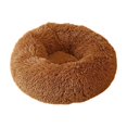 thumbnail image 2 of AuroraX Self Warming Cat Dog Bed Cute Washable Small Luxury Pet Bed Mat Soft Long Plush Cozy Winter Anti-Slip Feece Cat House Bed for Indoor Cats Kittens and Small Dogs(Coffee), 2 of 6