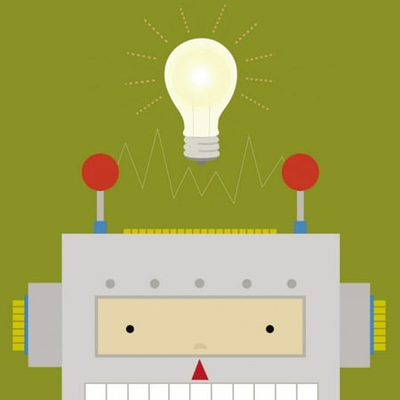- Peek-a-Boo Heroes: Robot Art Print By Yuko Lau - 12x12